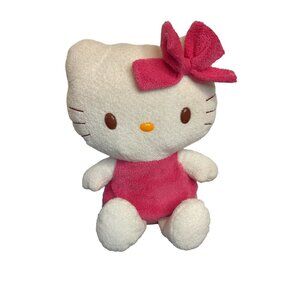 Sanrio Hello Kitty Plush Towel Dress With Ribbon 12"